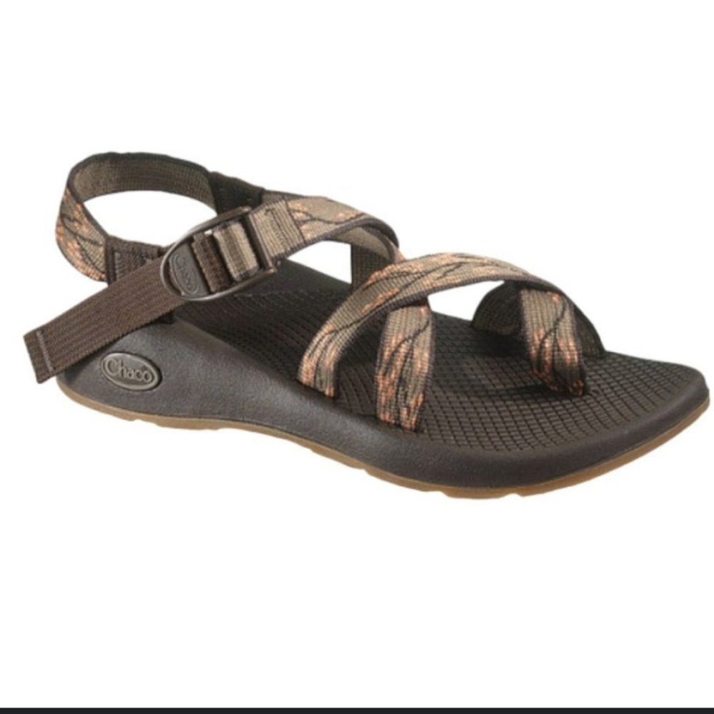 Chaco Z2 Yampa Blossom Women Size 6 Brown Vibram Water Shoes Strappy Sandals - Picture 1 of 7